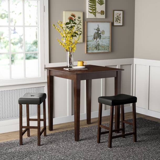 Three Posts Diamondback Solid Wood 24 Counter Stool Reviews Wayfair   Default Name 